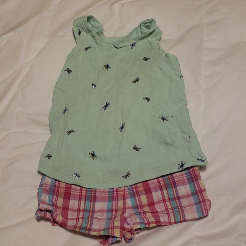 24mth-2T girls summer short outfit